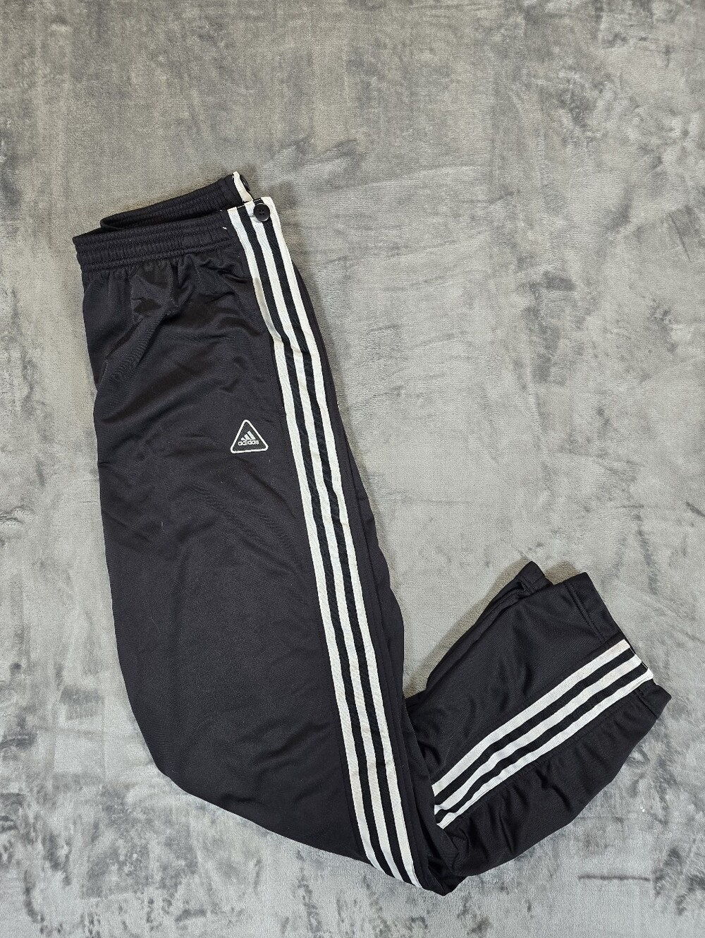 Vintage Adidas Warm Up Track Pants Size Large Black Gym Basketball
